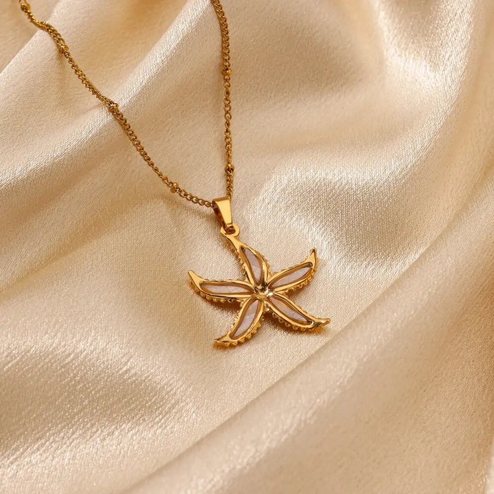 Starry Seas Starfish Necklace