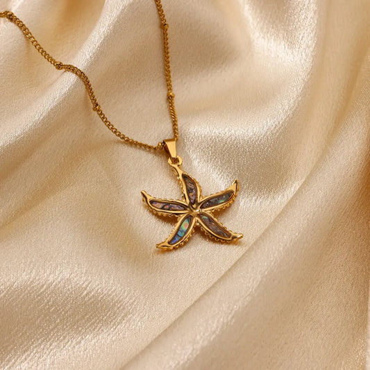 Starry Seas Starfish Necklace